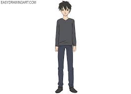 What is the difference between anime and manga? How To Draw A Manga Character Easy Drawing Art