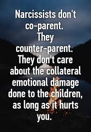 Narcissists Don T Co Parent They Counter Parent They Don T Care About The Quotes About Your Children Don T Care Quotes Co Parenting