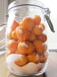 Salzgetrocknete Kumquat Geschenkglaser Lebensmittel Essen Rezeptideen Delikatessen