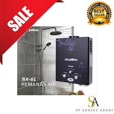 Kamu bisa lakukan sendiri dirumah, dengan cara ini dijamin kamu bisa memasang pemanas air sendiri. Niko Gas Water Heater Pemanas Air Nk 6ldn Nk6ldn Nk 6 Ldn Termurah Surabaya Shopee Indonesia