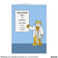 Cataract Surgery Speedy Recovery Card Zazzle Com In 2021 Cataract Surgery Cataract Surgery