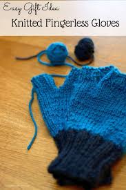 Just over 2 stitches per inch and just over 3 ½ rows per inch. Easy Knit Pattern Fingerless Gloves Frugal Family Home