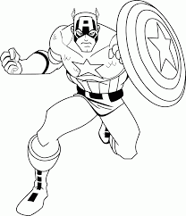 Meningkatkan kemampuan motorik halus melalui kegiatan mewarnai di. Marvel Captain America Coloring Pages Coloring Home