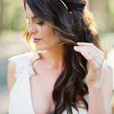 The half up and half down hair styles are perfect for medium lenght hair and long hair, if you're looking for new half up half down hair styles, check out this post. 41 Gorgeous Half Up Half Down Wedding Hairstyles