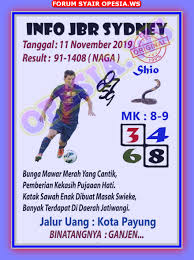 1 New Message Kode Syair Sydney 11 November 2019 Forum Syair Togel Hongkong Singapura Sydney