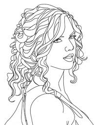 Free taylor swift coloring pages available for printing or online coloring. Taylor Swift Image Coloring Page Color Luna