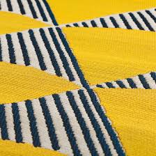 Get 5% in rewards with club o! Living Spaces Outdoor 2020 98x120 Outdoor Rug Sails Navy Yellow