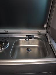 1st is plug with a threaded bolt that adjusts height of plug, bolt head simply sits on rod that enters side of waste fitting (with plastic grey nut) plug. Vw T5 T6 California Plug Replacement For Kitchen Sink Campervantastic Camper Van And Accessories Online Shop