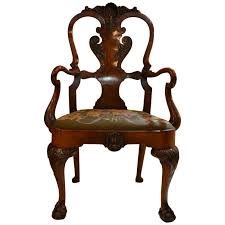 Antique English Walnut Armchair In 2020 Walnut Armchair Antique Chairs Armchair