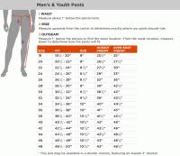 Conversion Chart Mens To Womens Pants European Pant