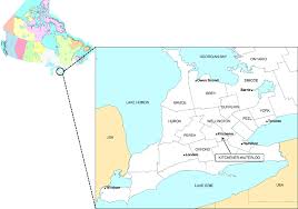 Grey bruce health services ⭐ , canada, province of ontario: A Map Of Canada And Insert Showing The Location Of The Southwestern Download Scientific Diagram