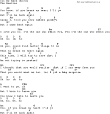 Dm am (denn) ich liebe dieses leben, c g ich liebe den moment, in dem man fallt. I Ll Be Back Musik Noten Gitarre