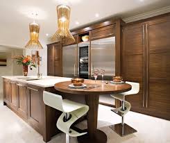 Light fixtures with round elements are a great way to break up the streamlined, square edges of modern kitchen design and add softness. Modern Kitchen Designs Functional Plans And Appliances Deavita Net Page 3 Of 6