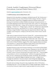 Check spelling or type a new query. Contoh Analisis Lingkungan Eksternal Bisnis