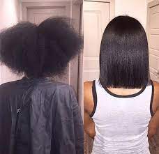 It is too unique to be neglected. Before And After What Transform Hairstraigtenning Natural Hair Styles Hot Oil Treatment Hair