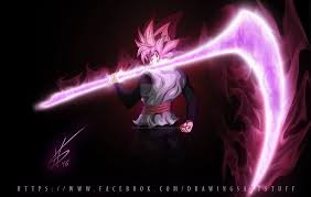 Goku Black Reaper Anime Dragon Ball Super Goku Black Super Saiyan Rose