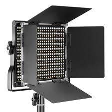 Neewer Dimmable Bi Color Studio Led Video Light With U Bracket And Barndoor Video Lighting Led Color Metal Frame
