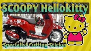 Silahkan anda download berbagai modifikasi yang telah kita kumpulkan. Pemasangan Stiker Honda Scoopy By Sumberstiker Youtube
