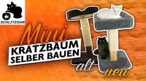 Als grundplatte dienen 2 spanplatten mit den maßen 70×150 cm. Mini Kratzbaum Selber Bauen Diy Kratzbaum Bauanleitung Fur Einen Einfachen Mini Kratzbaum Youtube