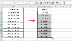 Check spelling or type a new query. Comment Convertir Une Cellule De Format Date Heure En Date Uniquement Dans Excel