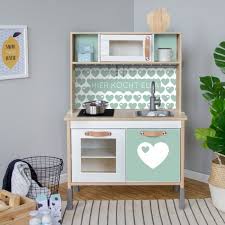 Ikea Kinderkueche Hack Selbst Gestalten Mit Wunschtext Bygraziela Herz Mint Klebefolie 01 Ikea Kinderkuche Ikea Spielkuche Ikea Kinderkuche Duktig
