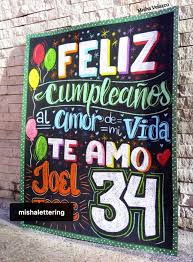 Pizarra Cumpleanos Caracas Diseno Misha Velazco Lachicadelaspi Pancartas De Feliz Cumpleanos Regalos De Cumpleanos Para Novio Regalos Bonitos Para Mi Novio
