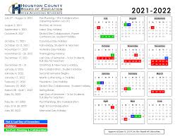 Calendar Houston County Schools