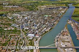 As one of the three. Basf Ludwigshafen Luftaufnahme
