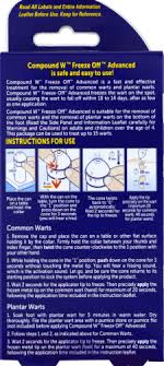 How to use compound w freeze off. Compound W Freeze Off Advanced 15 Ct Food 4 Less