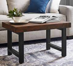 You can make your own blanket ladder for around $5 whereas the pb item is this diy console table is a surprisingly accurate depiction of the griffin reclaimed wood console table. Griffin 33 Reclaimed Wood Coffee Table Pottery Barn