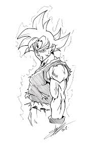 Ultra Instinct Maitrise En Dessin En 2020 Coloriage Sangoku Coloriage Dragon Dessin Goku