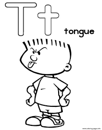 To journey through time to mouth and tongue coloring page, your kids need are pens, crayons, colored pencils, magic markers, and a bit of imagination. Tongue Alphabet 4583 Coloring Pages Printable