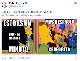 Jun 01, 2021 · el debate presidencial entre los candidatos pedro castillo de perú libre y keiko fujimori de fuerza popular dio espacio para la creación de memes para el entretenimiento. 32 Memes Debate Presidencial 2019 Factory Memes