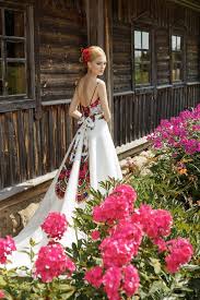 Folk Wedding Dress Satin Formal Flower Bow Belt Sash Folk Etsy In 2020 Wedding Dresses Hippie Mexican Wedding Dress Hippie Dresses
