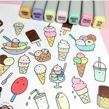 Comment dessiner crème glacée dessins kawaii aussi facile est le thème de notre vidéo aujourd'hui.dessiner crème glacée étape par étape, dessins kawaii facil. Shop Last Year Aliment Dessin Kawaii Nourriture Facile