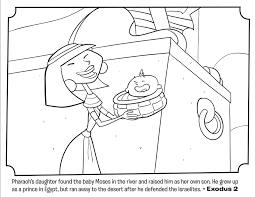 If you have a very small room and not many hiding places for a real baby doll, you can use the craft picture of baby moses and tape the baby under chairs and table and on the walls. Moses Adopted Coloring Page Whats In The Bible