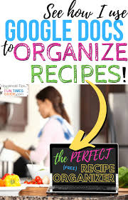 recipe organizer