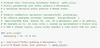 Python O Ktorej Godzinie Pociag Dotrze Do Celu Sprawdz Jaka Strefa Czasowa Obowiazuje W Nowym Jorku Brainly Pl