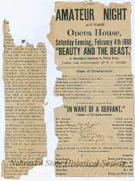 Timeline Tuesday Beauty And The Beast History Nebraska