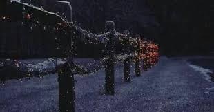 Twinkle Lights On An Old Split Rail Fence Christmas Wonderland Christmas Lights Christmas Magic