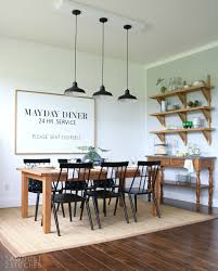 This can be used on the wall of your home, or you can create a bench back for a seating area in your home. Modern Farmhouse Dining Room Makeover 6 Sawdust 2 Stitches