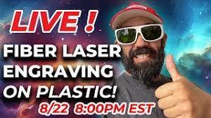 Live Engraving Plastic On The Fiber With Michael