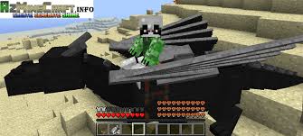 In the standard version of minecraft, the ender dragon is the main boss, after defeating which, the storyline of the game is considered passed and you go on a free journey. Dragon Mounts Mod 1 10 2 1 9 4 1 8 9 1 7 10 Download And Enjoy