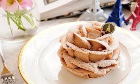 Mont Blanc Cake In A Shape Of Rose From Salon Du Sucre品糖室 In Taipei Taiwan
