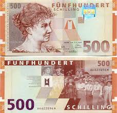 Austrian Schilling Euroaustria Notas Moedas Selos
