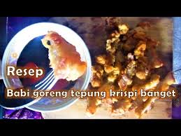 Beli babi panggang garing crispy online berkualitas dengan harga murah terbaru 2020 di tokopedia! Resep Membuat Babi Goreng Tepung Youtube