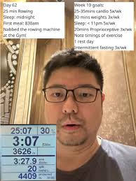 Day 62 25 min Rowing Sleep: midnight First meal: 830am Nabbed the rowing  machine at the Gym! Tagging fellow wellness/ fitness enthusiasts: Andrew  Lundquist Zubin Daruwalla Catherine Lim C L 林彩銮 Chin… |