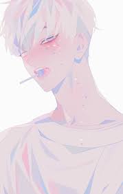 Draw an egg shape for the head and then draw the rest of the body using lines. Pin Von Navez Auf ä¸€ä¸ª Pictures Jungen Kunst Anime Boy Zeichnung Susser Anime Junge
