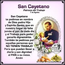 Novena a la virgen de la medalla milagrosa; San Cayetano Patrono Del Trabajo Mi Grupo De Oracion Facebook
