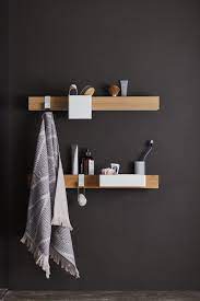 gejst design flex rail wandplank 60 cm byjensen wandplank badkamer haken douche planken